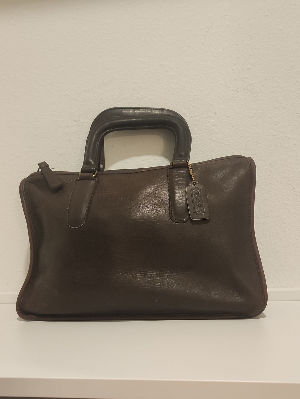 Vintage Coach BONNIE CASHIN  Leather Slim Satchel #9430 in Mocha